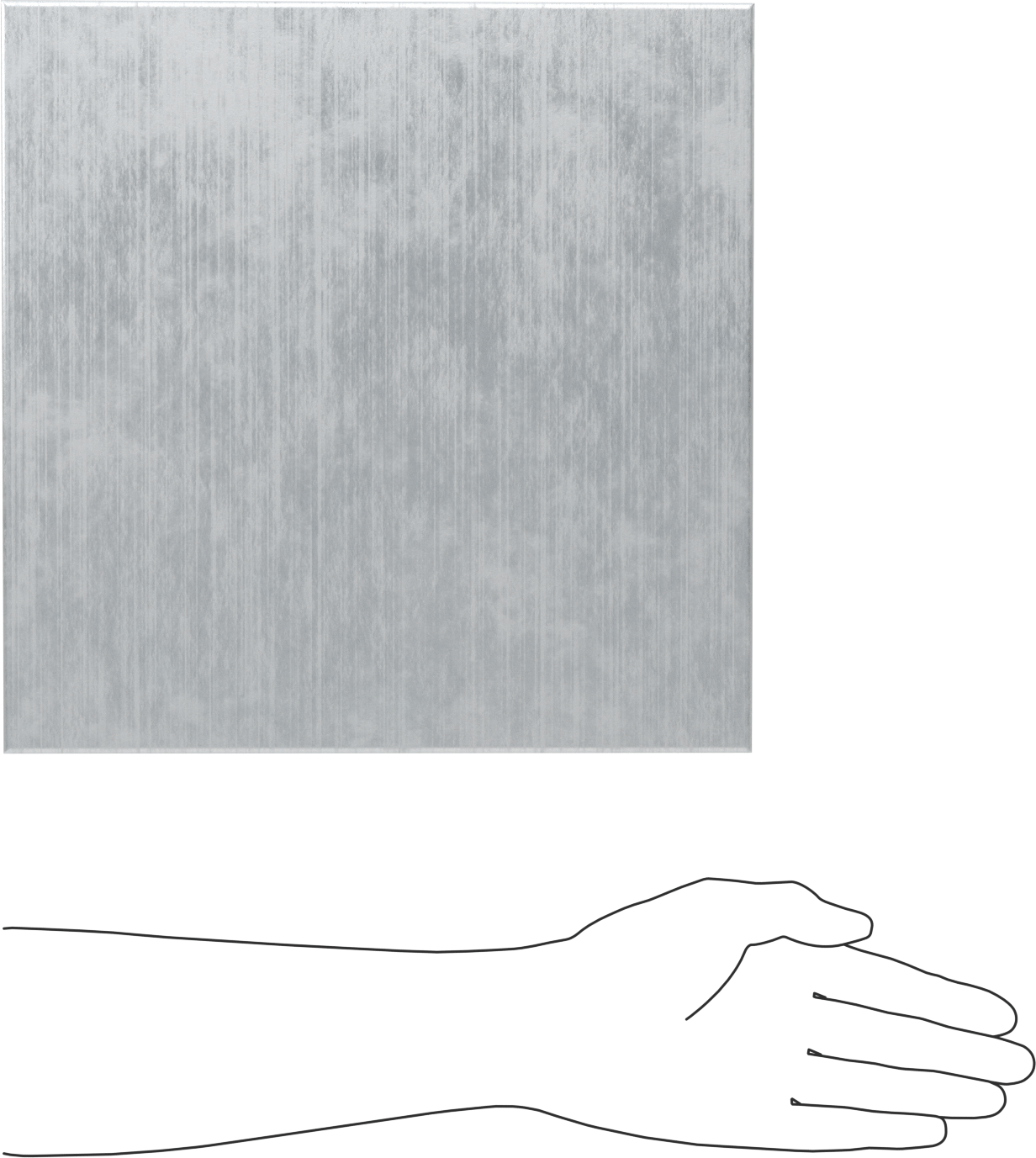 Yüksek Mukavemetli Denizcilik Sınıfı 5456 Alüminyum, 1/8" Kalınlık, 12" x 12"