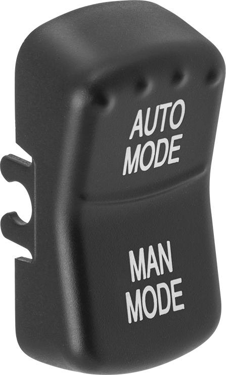 Otomatik Mod/Manuel Mod Mesajlı Rocker Anahtarı — Rocker Anahtar, Siyah, Salıncak