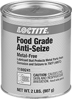 Loctite® Sıkışma Önleyici Yağlayıcı, lb. 8014 Gıda Sınıfı, Metal İçermez