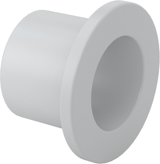 1 adet Sert PVC Boru için Delme Açıklığına Uyumlu Erkek Adaptör — Adaptör, Konektör, Plastic, PVC, Düz