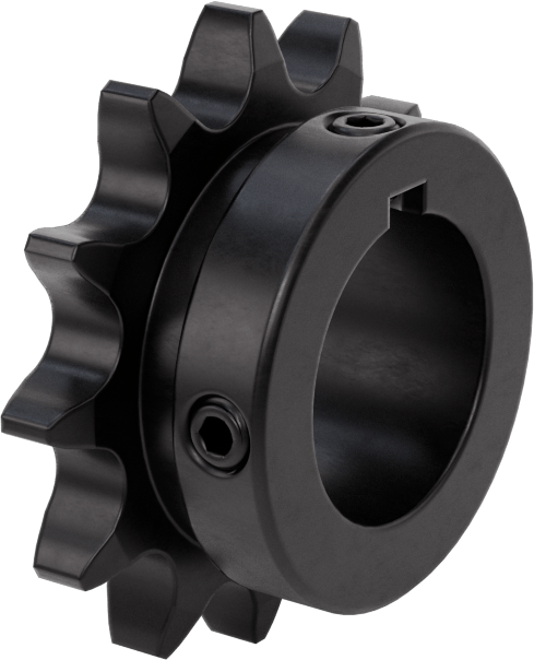 Çelik Tek Sıralı Dişli, ANSI 50 Makaralı Zincir ve 1-1/4" Mil Çapı için, 12 Diş