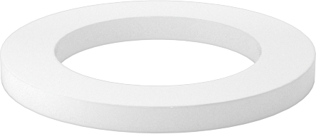 PTFE Plastik Pul, 8 numaralı vida boyutu için, 0.200" İç Çap, 0.303" Dış Çap