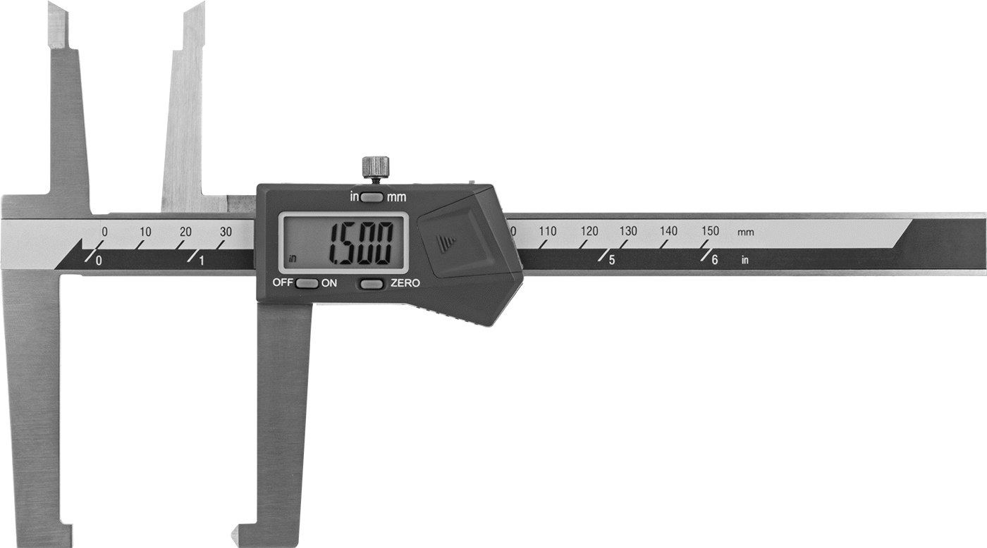 Frenler için Kaliper, 0" ila 6" ve 0 mm ila 150 mm Ölçüm Aralığı