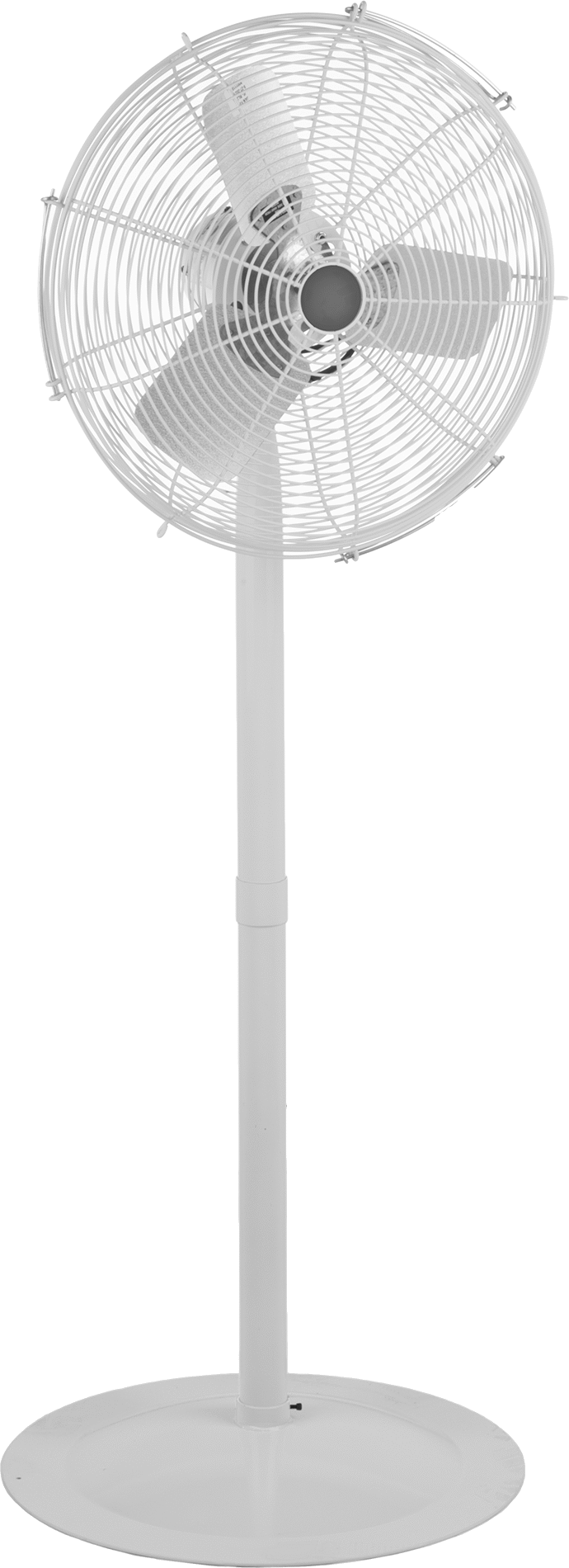 Yüksek Görünürlüklü Fan, Kaideli, 20 inç Bıçak Çapı — 20", Salınım Yapmayan, 120V AC