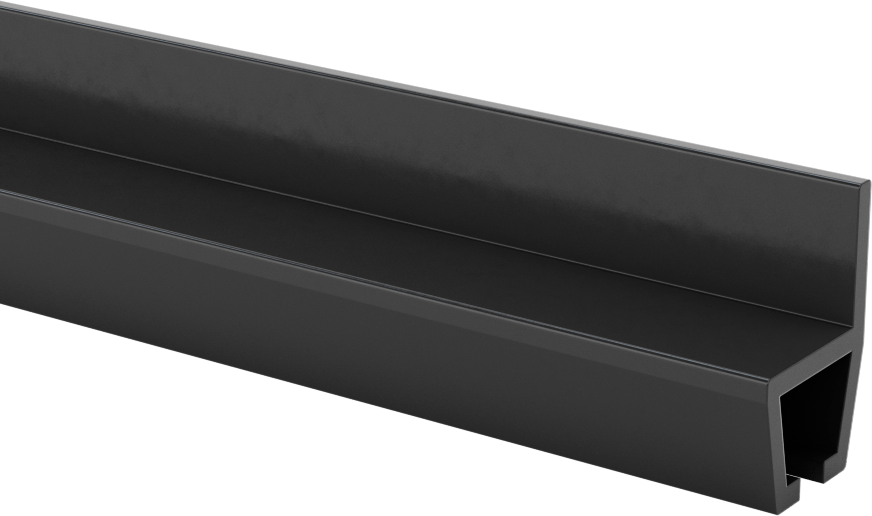 10 Fit Uzunluk x 5/8" Genişlik Kolay Kesim Şerit Fırça için Cıvatalı Tutucu — Cıvatalı, 10 ft., Esnek