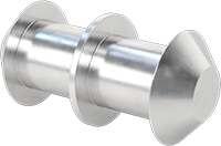 1/4" ve 6 mm Çaplı Hızlı Bağlantılı İçi Boş Yuvarlak Kayışlar için Alüminyum Konektör