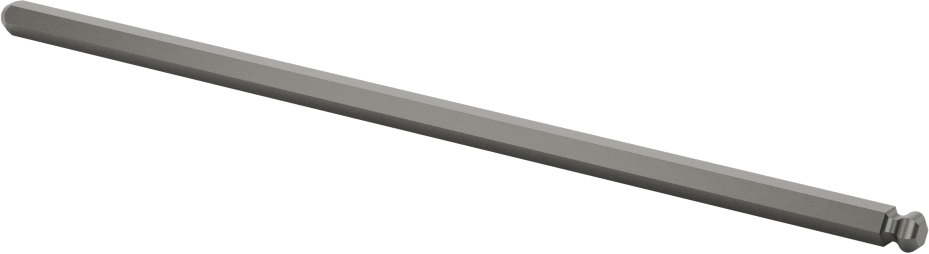 Bilyalı Uçlu Tornavida Mili, 5/32" Altıgen Ölçü, 5-1/8" Toplam Uzunluk — 5⁄32", Bilye, Mil