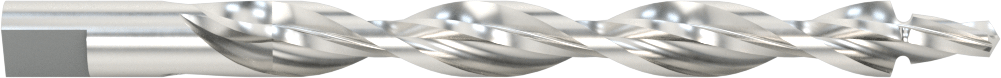 Uzun Ömürlü Havşa Matkap Ucu, 1/4" Vida Boyutu için, 1/64" Büyük Boy, 5-1/8" Toplam Uzunluk
