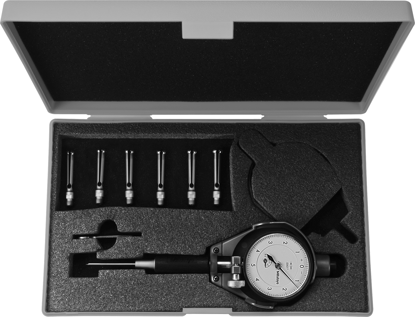 Mitutoyo Küçük Çaplı Kadranlı Ölçerler, 0.037" ila 0.061" Ölçüm Aralığı