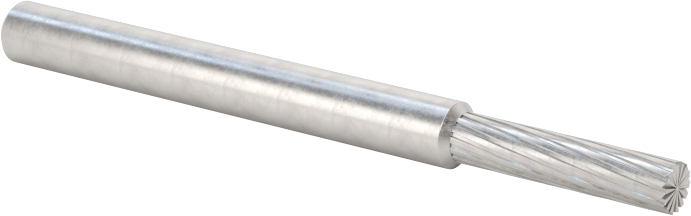 1/8" Çaplı Şaftlı Karbür Freze Ucu, Düz Kesici Silindir, Ticaret No. Sb-42, Tek Kesim — Silindir, 1⁄8", 3⁄32"