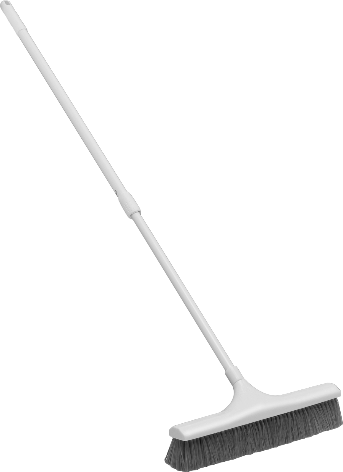 İtme Süpürgesi, Yarı Pürüzsüz Yüzeyler için, Fiberglas Sap, 18" Genişlik