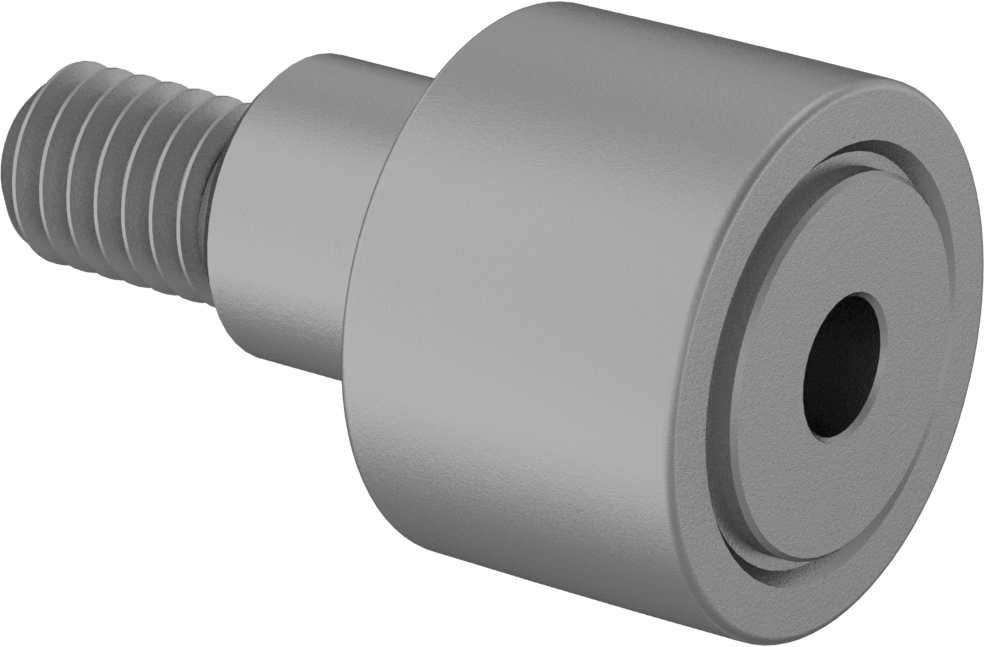 Ayarlanabilir Omuzlu Çelik Dişli Ray Makarası, Düz, 16 mm Çap x 11 mm Genişlikte Silindir, Contalı
