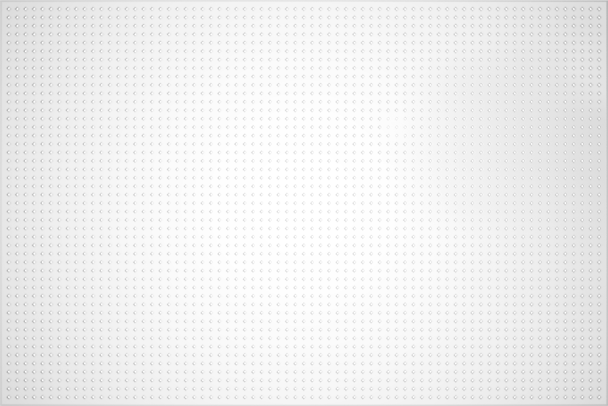 Yarı Şeffaf Plastik Delikli Pano, 9/32" Çapında Delikli, 72" Genişlik x 48" Yükseklik Toplam — 72", Plastik, 48"