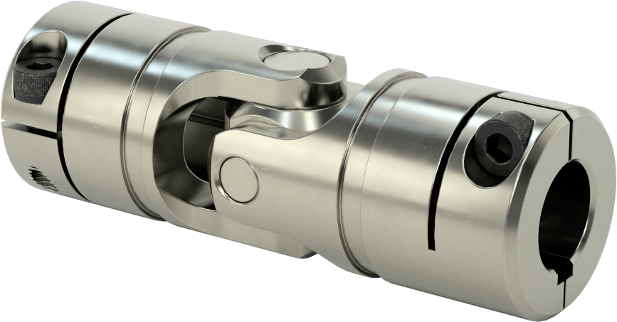 Kelepçeli Tekli U-Mafsal, 5/8" Çap x 1-1/4" Derinlikli Mil