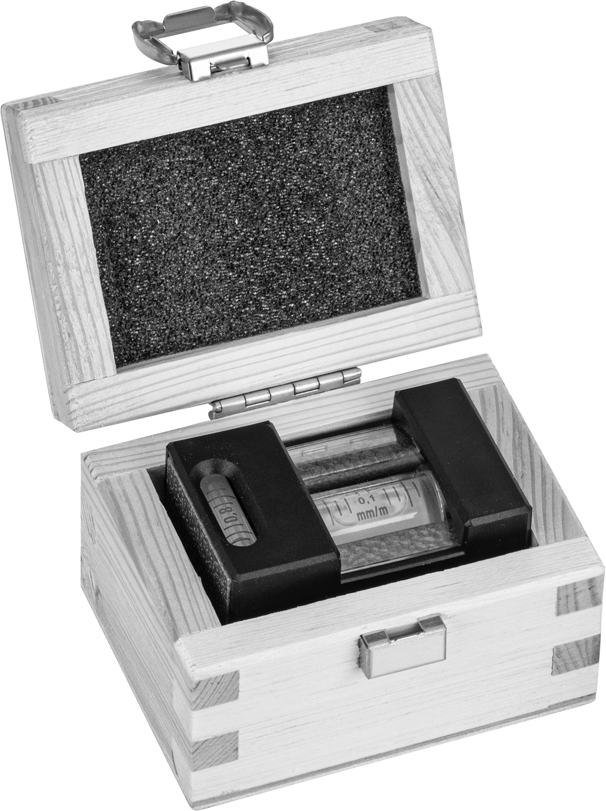 İki Eksenli Hassas Düz Su Terazi, 0.001 in/Fit, 0 dk./0.1" Hassasiyet. 2-3/8" Uzunluk