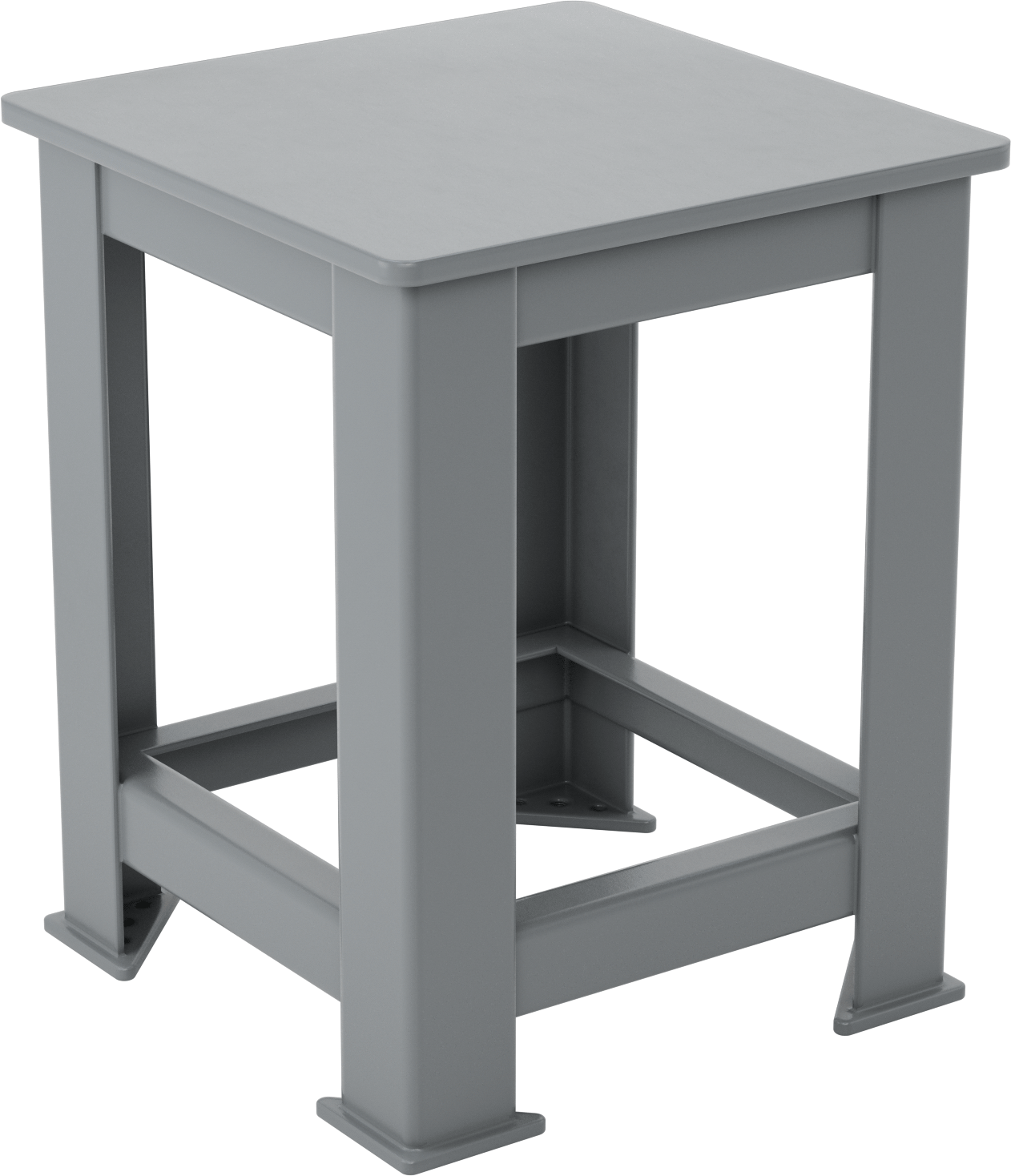 Ultra Düz Ekstra Ağır Hizmet Masası, 30" Yükseklik x 24" Genişlik x 24" Derinlik