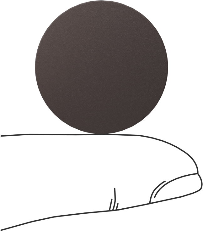 Esnek Disk Mıknatıs, 3/16" Kalınlık, 1" Dış Çap