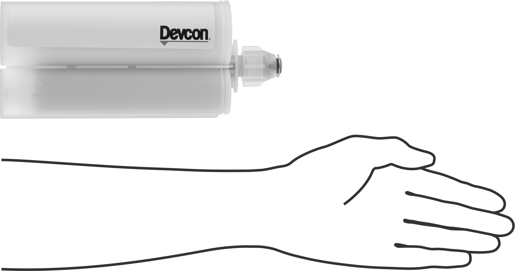 Yapısal Yapıştırıcı, Epoksi, Devcon hp 250, 13.5 FL. oz. Kartuş