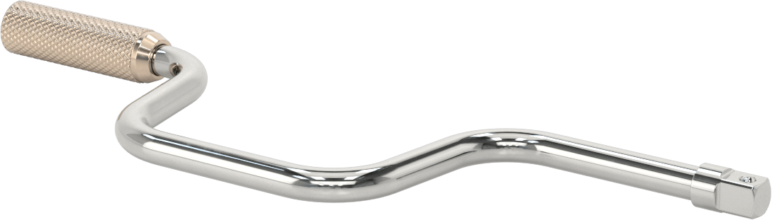 Krank Hızlandırıcı Kolu, 1/2" Kare Tahrik, 13-3/4" Uzunluk — 1⁄2", 13 3⁄4", Standart