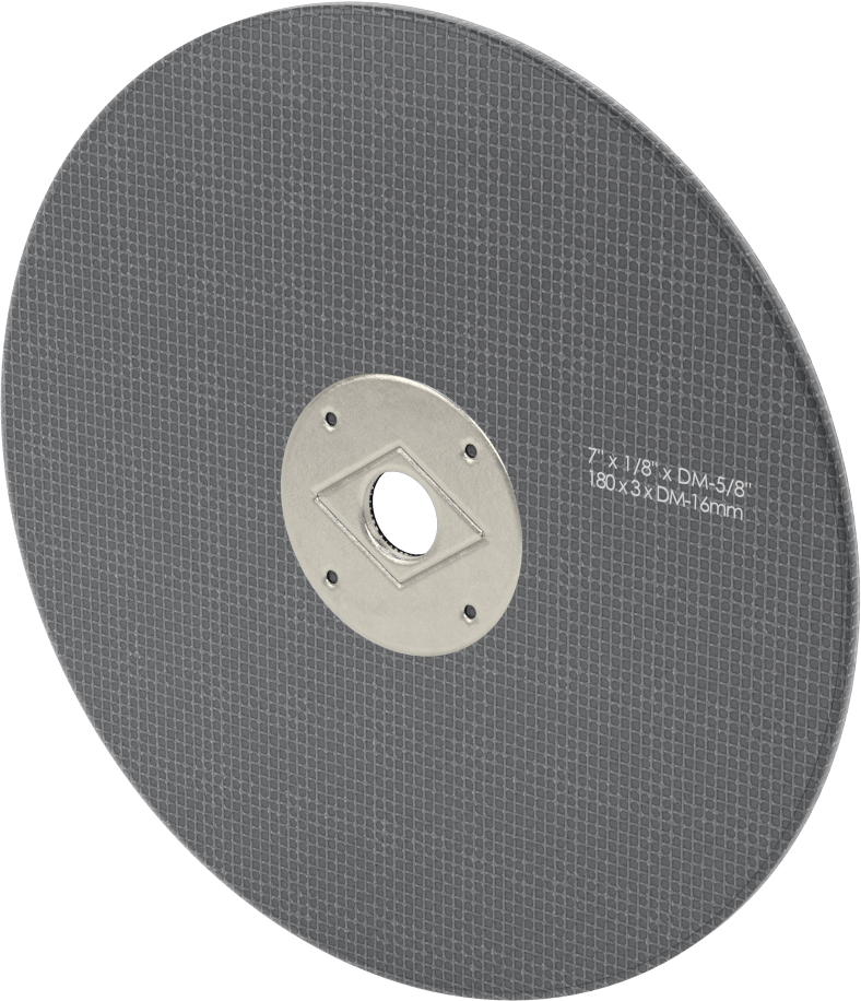 Taşınabilir Dairesel Testere Kesme Diski, Metal için, 7" Çap, 1/8" Kalınlık