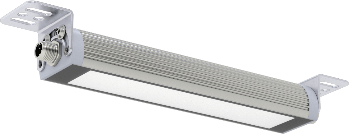 Şerit Makinesi Işığı, Kademeli, 40 mm Genişlik x 7-1/2" Uzunluk x 1-1/4" Yükseklik Toplam