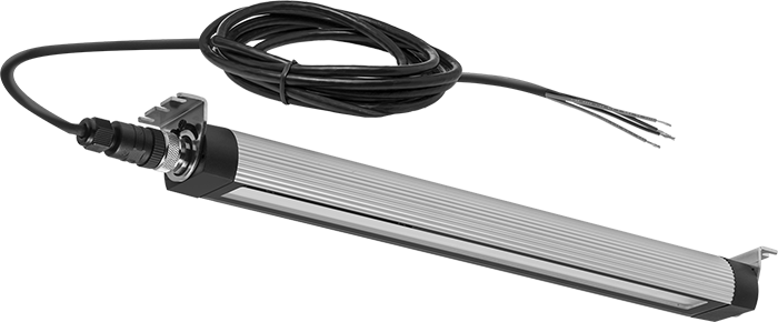 Gömme Montajlı Şerit Makine Işığı, Toplam: 8-5/8" Uzunluk x 1-1/8" Yükseklik x 1-5/8" Genişlik