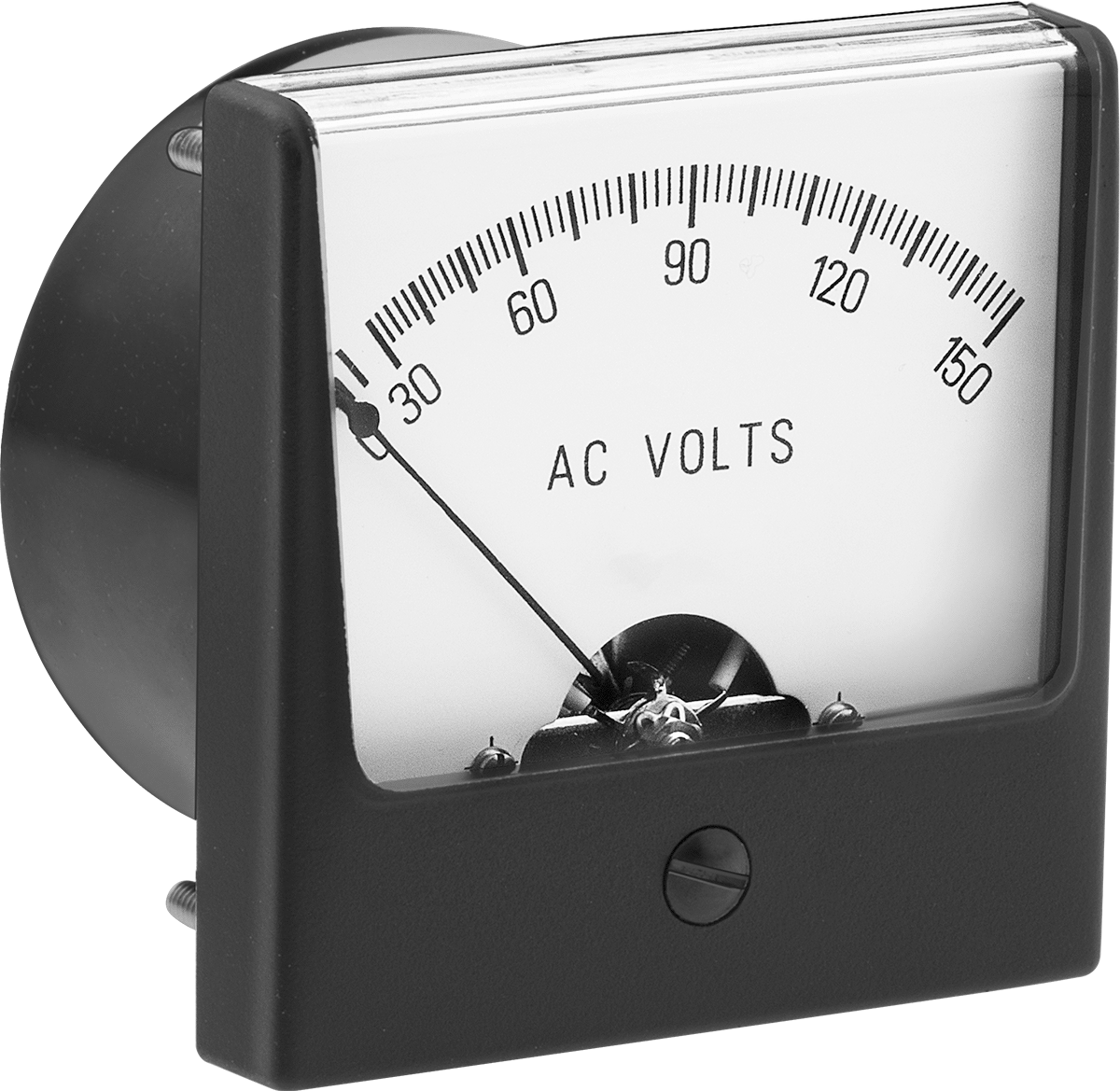 Analog Elektrik Paneli Ölçer, 0-150 V AC Ölçer, Akrilik Pencere, 2.47 inç Yükseklik