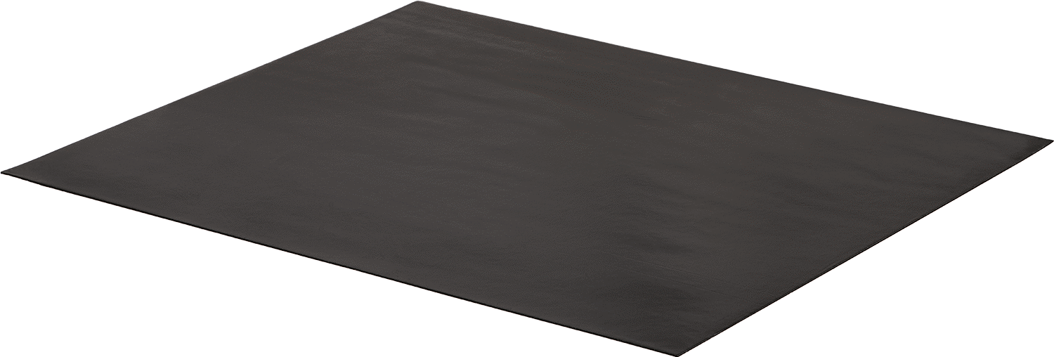 Yeniden Kullanılabilir Kavrama Bandı, Her İki Yüzü Yapışkan, 9-3/4" X11-3/4", 0.02" Kalınlık, Siyah