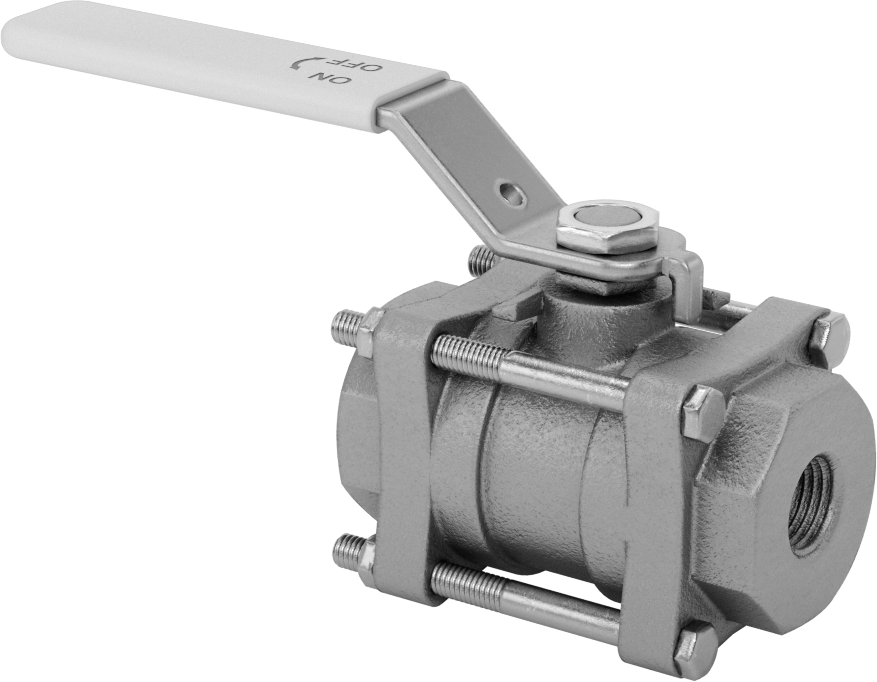 Kolay Bakımlı Bronz Gövdeli Açma/Kapama Vanası, Kilitlenebilir Tutamaklı, Cam Dolgulu PTFE Conta, 1/4 NPT Dişi
