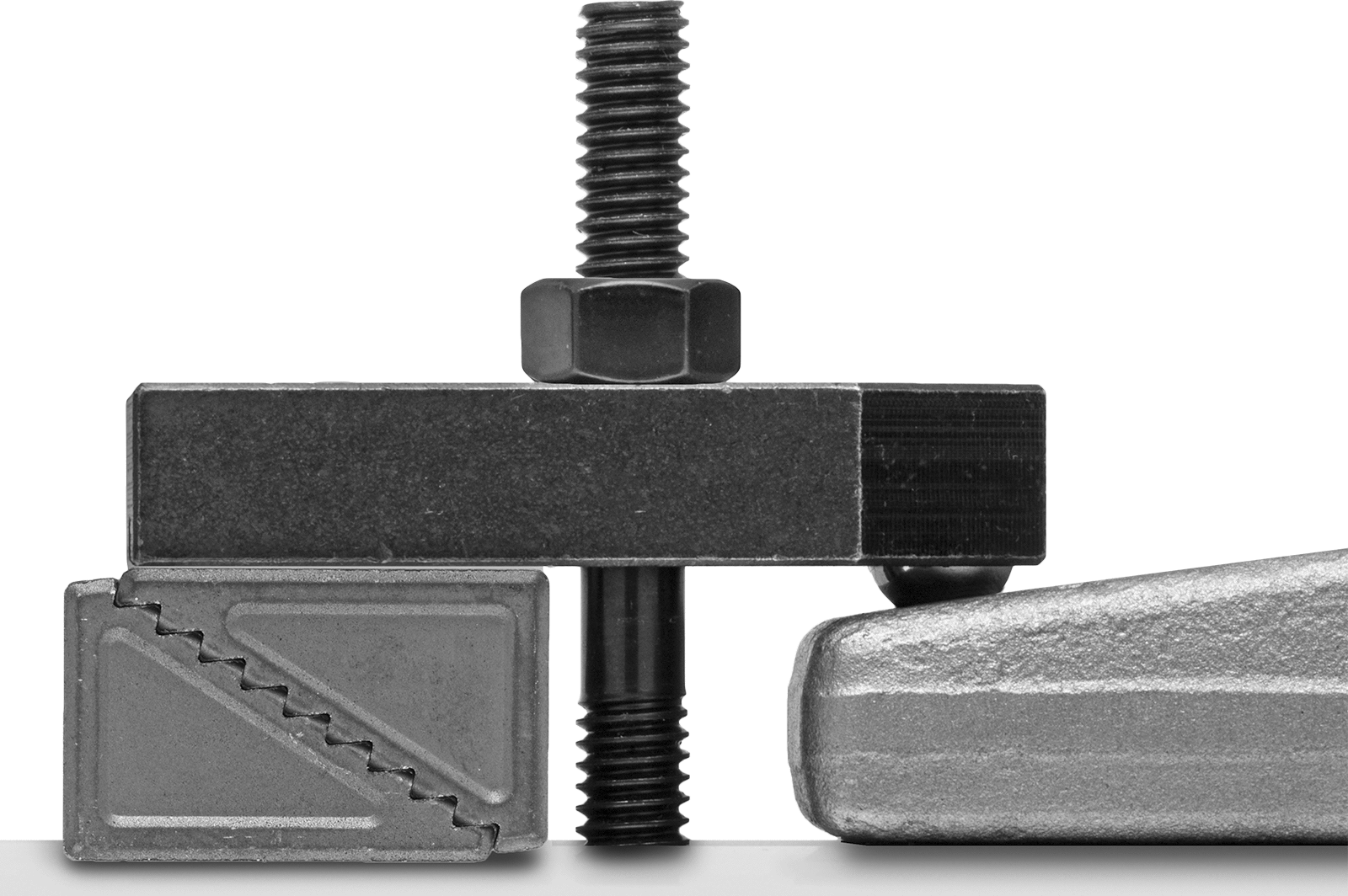 Açılı İş Parçaları için Sabitleme Kelepçesi, 1/4" ve 6 mm Çaplı Saplamalar için