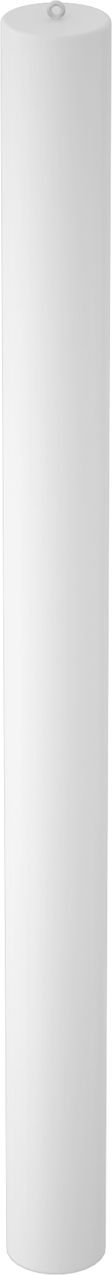 Bollard, Kapalı Üst, Zemin Altı Montajı, 84 inç Yükseklik, 6-5/8" Çap — 6 5⁄8", 84", Sarı