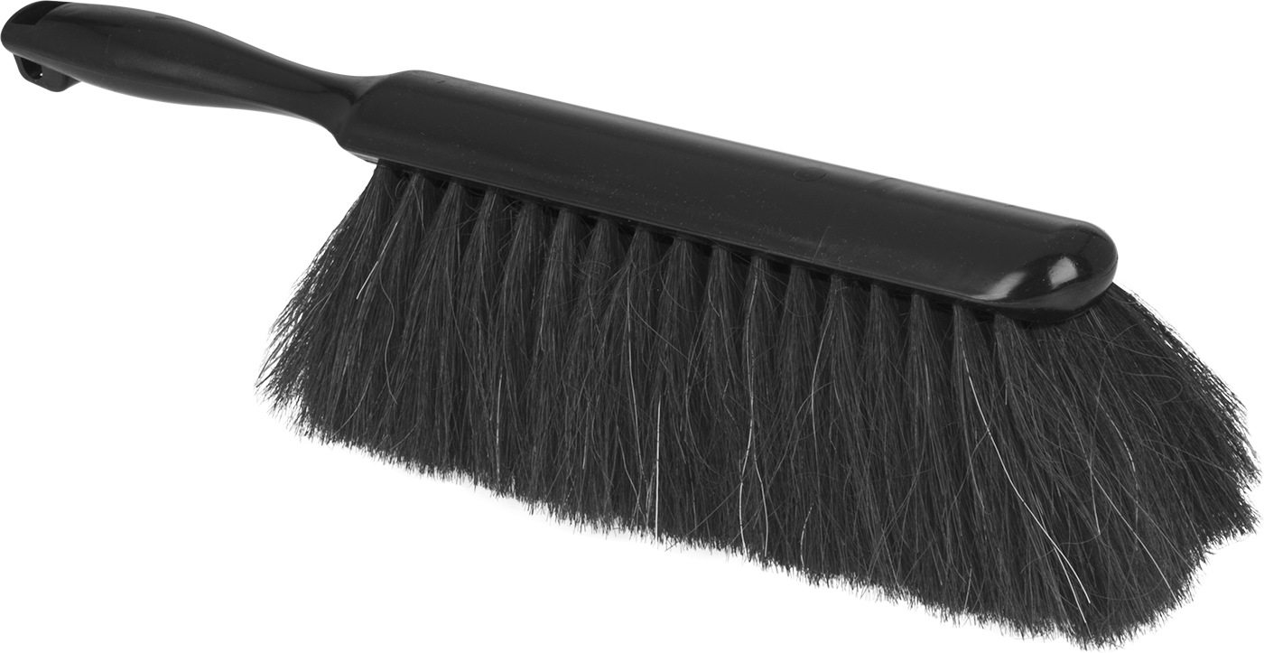 El Fırçası, At Kılı Kıllar, 1-3/4" Genişlik x 9" Uzunluk Fırça — Animal Hair, Horsehair, Plastik, 9"