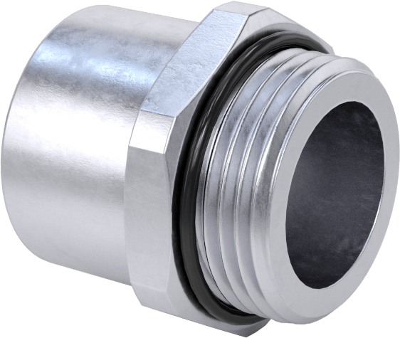 Dişli Adaptör, Nikel Kaplı Pirinç, 1/2 NPT Dişi - PG-13.5 Erkek — PG-13.5, NPT, PG, Conduit, Cord Grip, Electrical Box