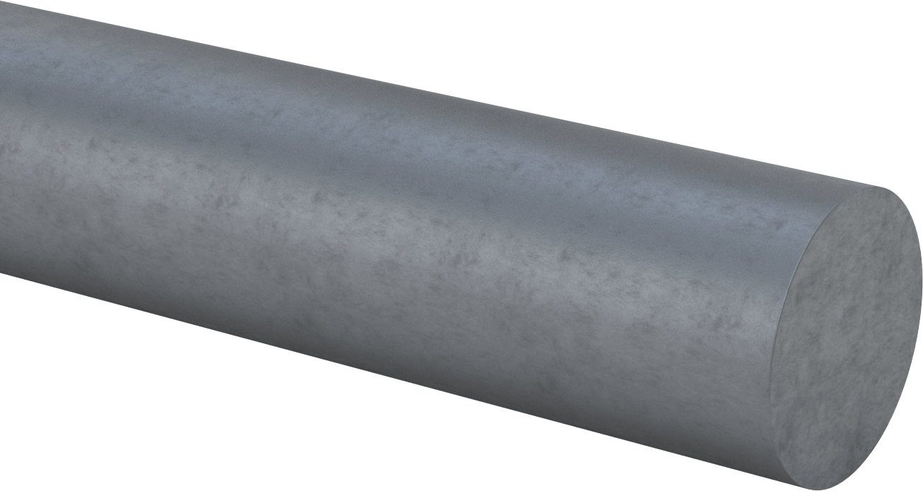 Darbeye Dayanıklı Sfero Döküm Çubuk, 4-1/4" Çap, 6 Fit Uzunluk