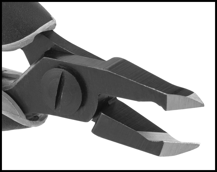 Lindstrom Statik Kontrol Tel Kesiciler, Açılı Başlık ve Ultra Tutuşlu, 5-3/4" Toplam Uzunluk, Gömme Kesim