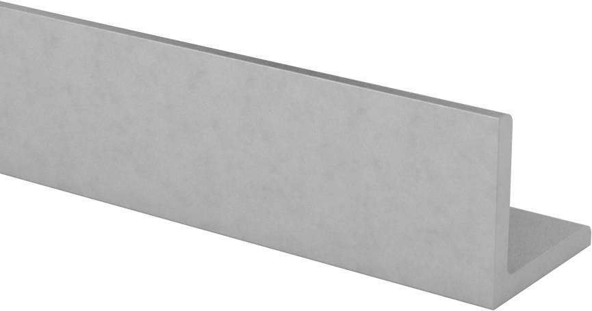 Paslanma ve Aşınmaya Dayanıklı 90 Derece Açı, 316L Paslanmaz Çelik, 1/8" Duvar Kalınlığı, 1" x 1"