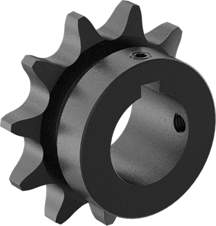 Çelik Tek Sıralı Dişli, ANSI 80 Makaralı Zincir ve 1-5/8" Mil Çapı için