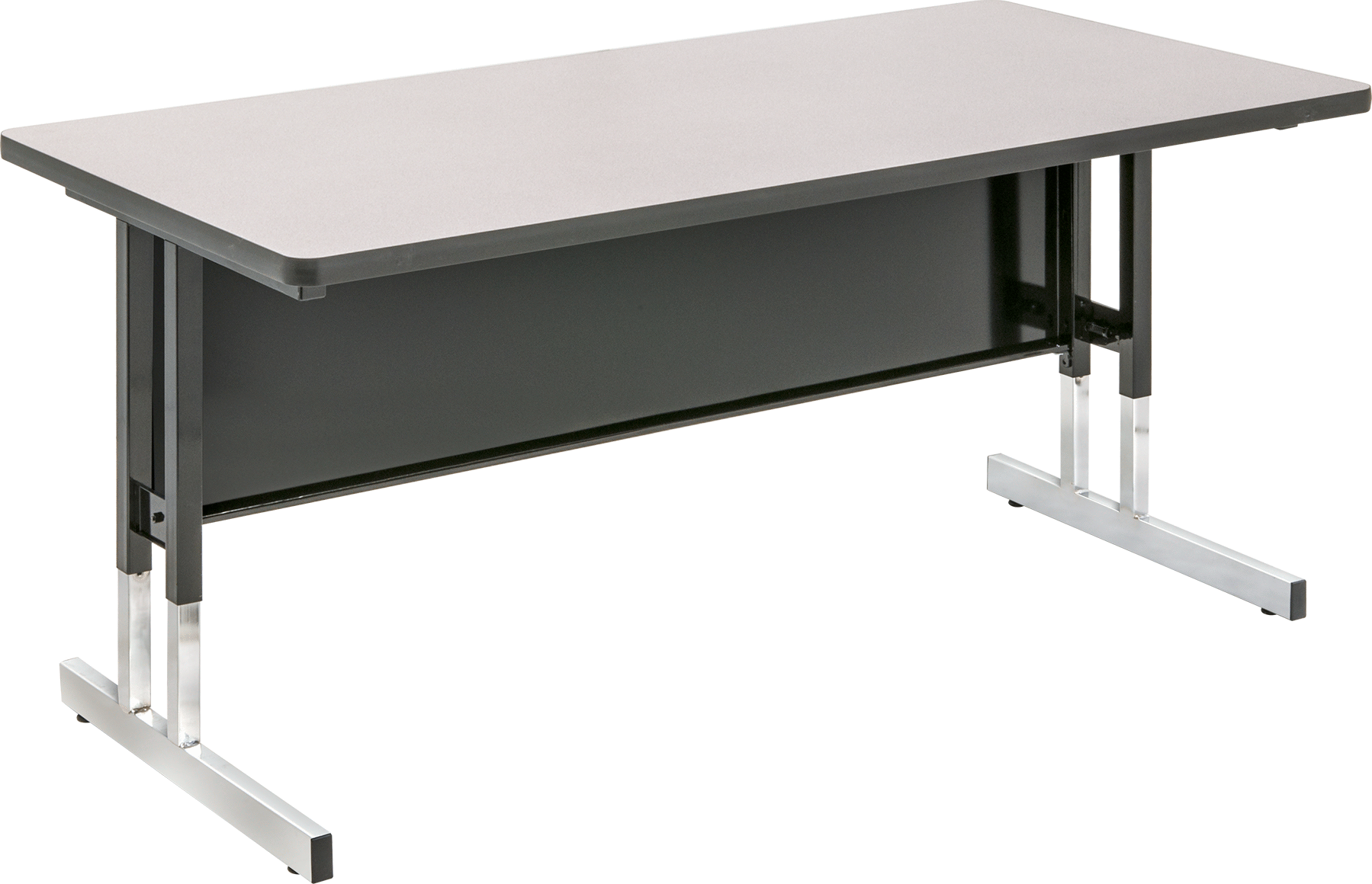 Yüksekliği Ayarlanabilir Laminat Üstlü Masalar, 26-30 inç Yükseklik x 36 inç Genişlik x 24 inç Derinlik
