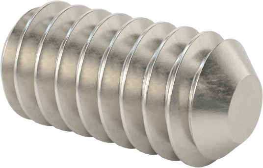 Paslanmaz Çelik Düz Uçlu Setskur, Yüksek Korozyon Dirençli 316, M2 x 0.4 mm Diş, 4 mm Uzunluk