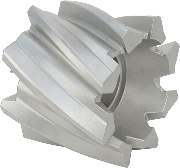 Yüzey Freze Bıçağı, Kobalt Çelik, 1" Freze Kalınlığı, 1-1/4" Freze Çapı