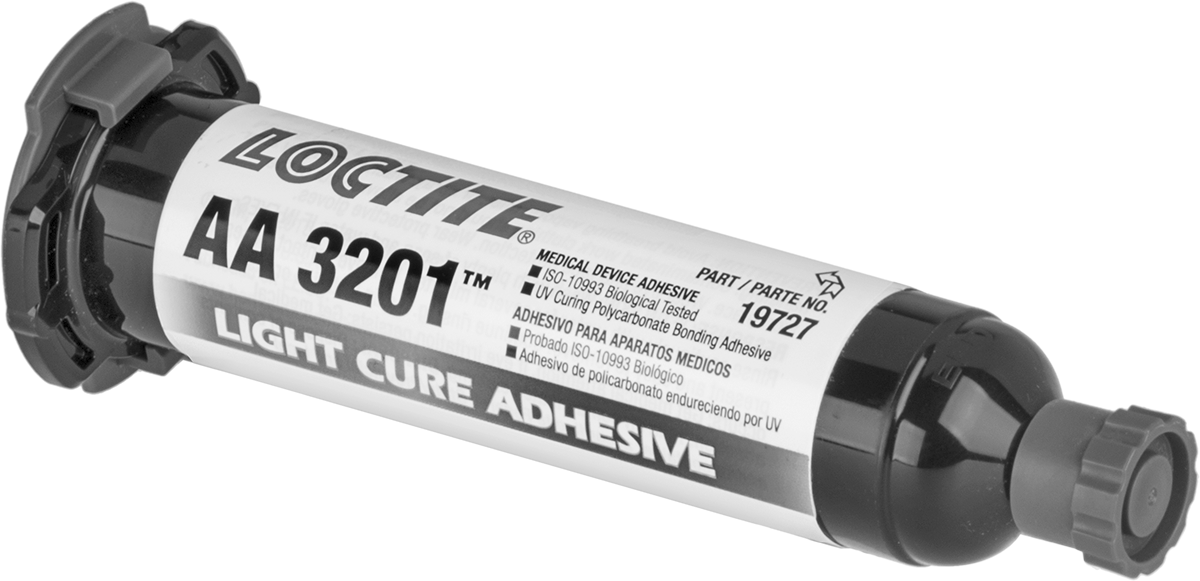 Işıkla Etkinleşen Anında Yapışan Yapıştırıcı, Esnek, Loctite® 3201, 0.84 oz. Şırınga — UV Işığı, Görünür Işık, Metal, Plastik, Aluminum,…