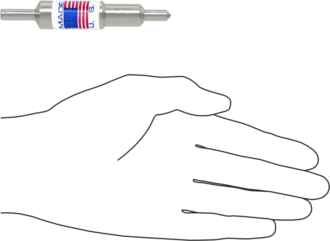 Oyma Freze Ucu, 0.005 inç Kesme Çapı, 1/4" Şaft Çapı
