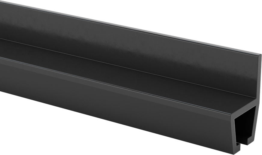 Kolay Kesilebilir Şerit Fırça için 3 Fit Uzunluk x 5/8" Genişlik Cıvatalı Tutucu — Cıvatalı, 3 ft., Esnek