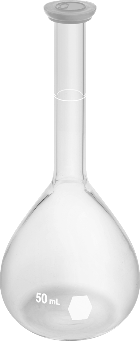 Cam Karıştırma Şişesi, 1.7 FL oz/50 ml Kapasite