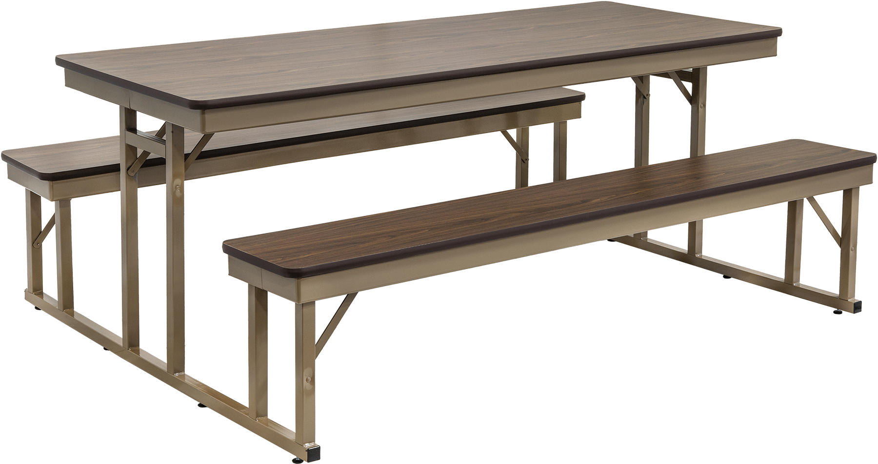 Laminat Üstlü Gıda Servis Masası, 29" Yükseklik, 72" Genişlik x 30" Derinlik Üst