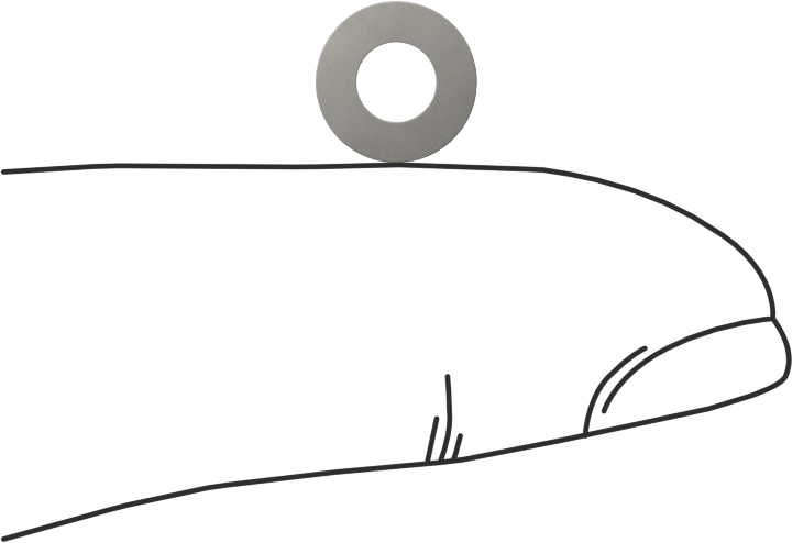 Sert Fiber Pullar, 6 Numaralı Vida için, 0.156" İç Çap, 0.312" Dış Çap, 0.014"-0.016" Kalınlık