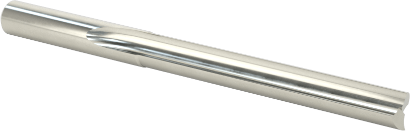 Sert Plastik ve Yumuşak Plastik için Freze Ucu, Düz Yivler, 1/4" Kesme Çapı, 2" Uzunlukta Kesim — 1⁄4", 1⁄4", 2