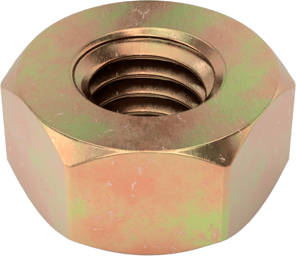 Mil. Spec. Kadmiyum Kromat Kaplamalı Çelik Altıköşe Somun, Sınıf 5, 1/4"-20 Diş Boyutu, MS51967-2