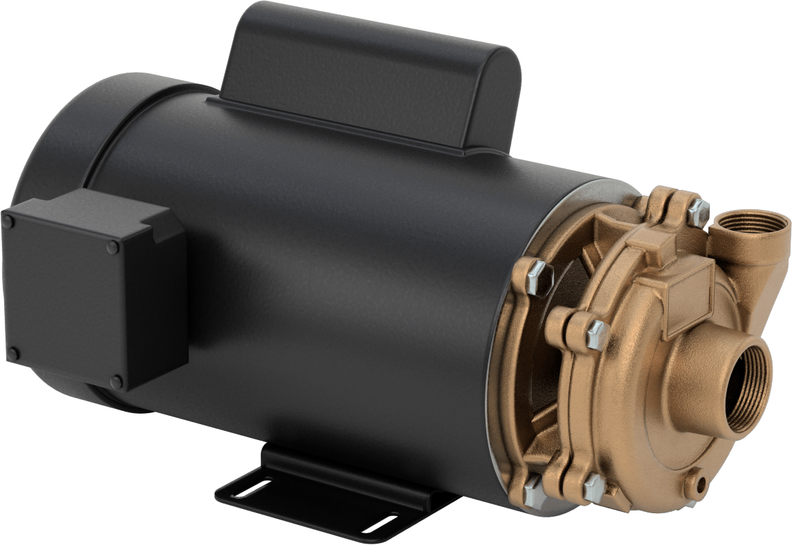 Su ve Yağ Sirkülasyon Pompası, 120/208-240V AC, 2 hp — 2 hp, 1, 120V AC, 208V AC to 240V AC