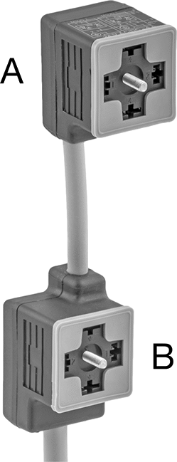 Solenoid Valf Takmalı Sinyal/Güç Kablosu